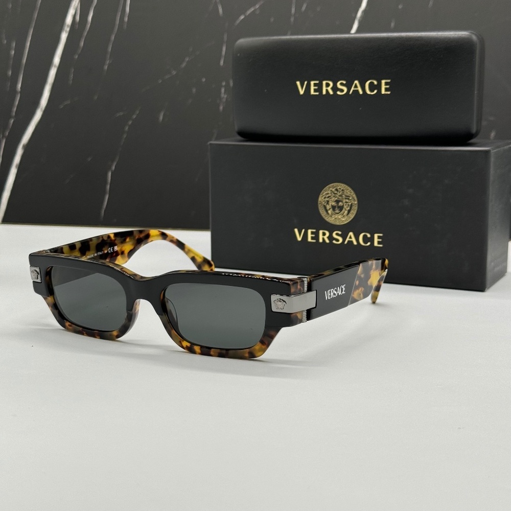 NEW VE4465 5456/87 VERSACE SQUARE MOD 4465 UNISEX SUNGLASSES VE4465 5456/87